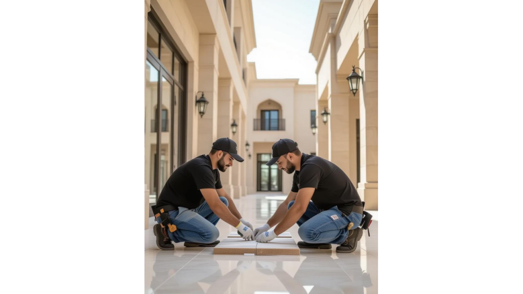 professional tiling services Dubai
