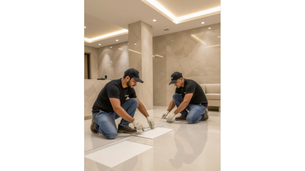 professional tiling services Dubai