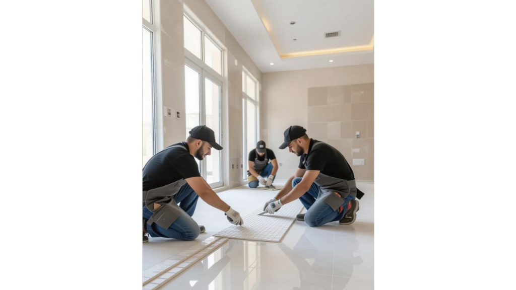 professional tiling services Dubai