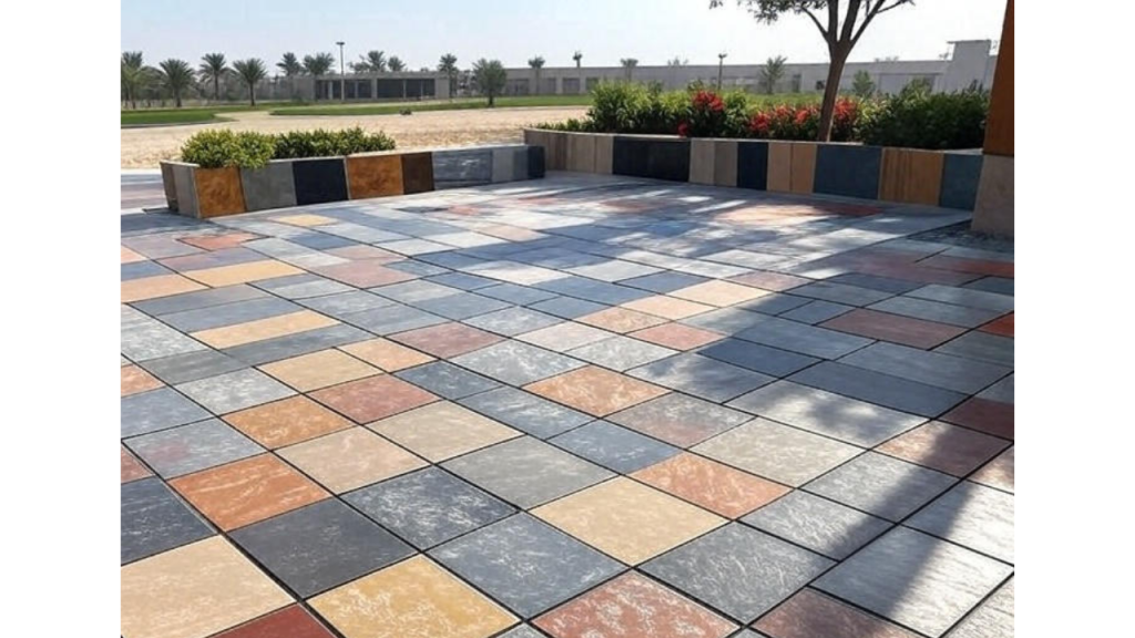 outdoor interlock tiles service Dubai