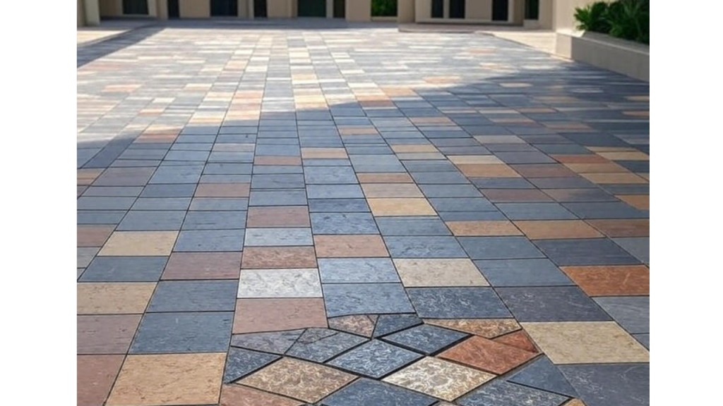 outdoor interlock tiles service Dubai