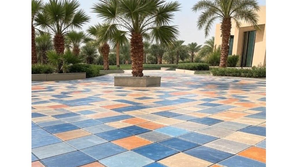 outdoor interlock tiles service Dubai