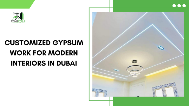 Gypsum work in Dubai
