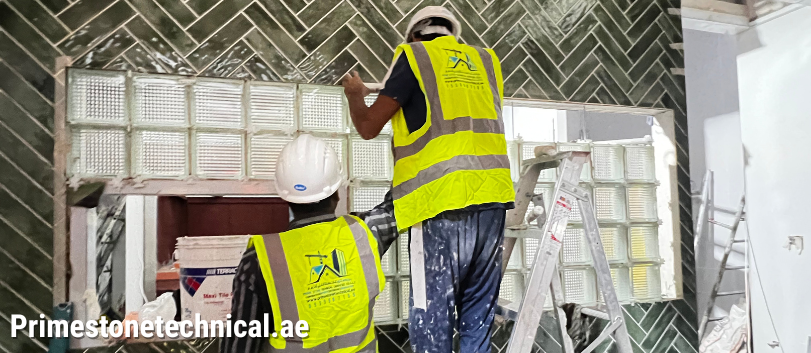 Glass Block installation in Dubai, Glass block supplier in Dubai