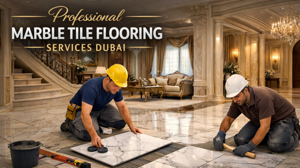 Professional Marble Tile Flooring Services Dubai