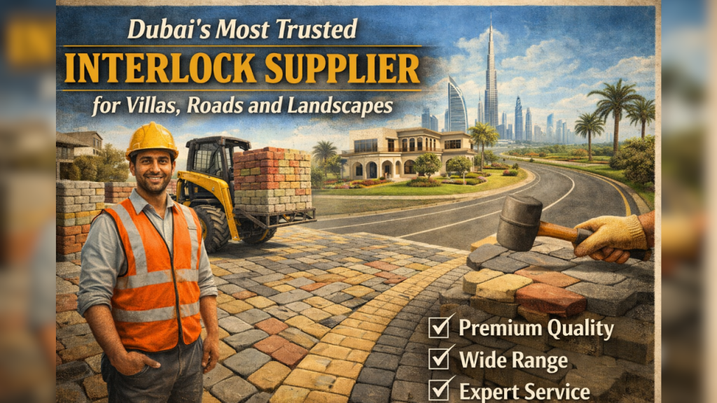 Dubai’s Most Trusted Interlock Supplier for Villas, Roads and Landscapes