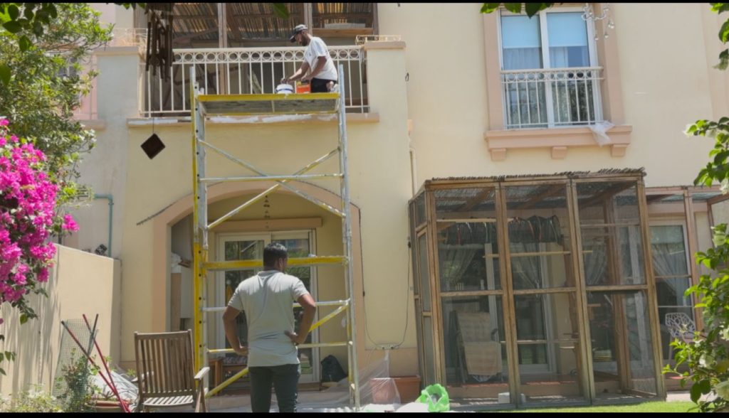 Exterior painting services in Springs Dubai 2 Prime Stone Technical